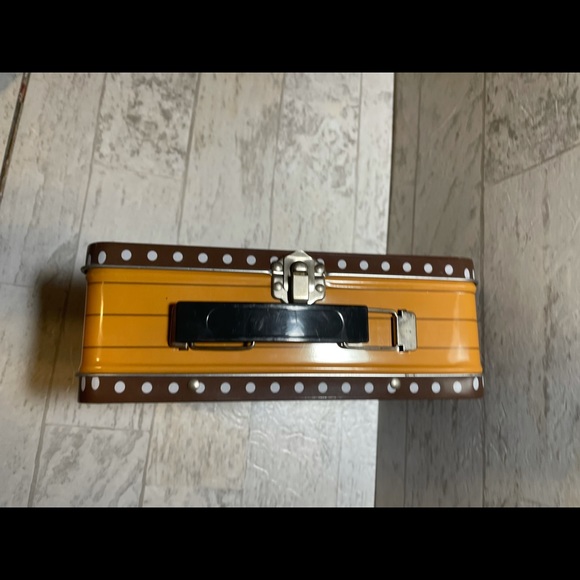 Pirates Skull Crossbones Kids lunch box tin Metal - Picture 4 of 12